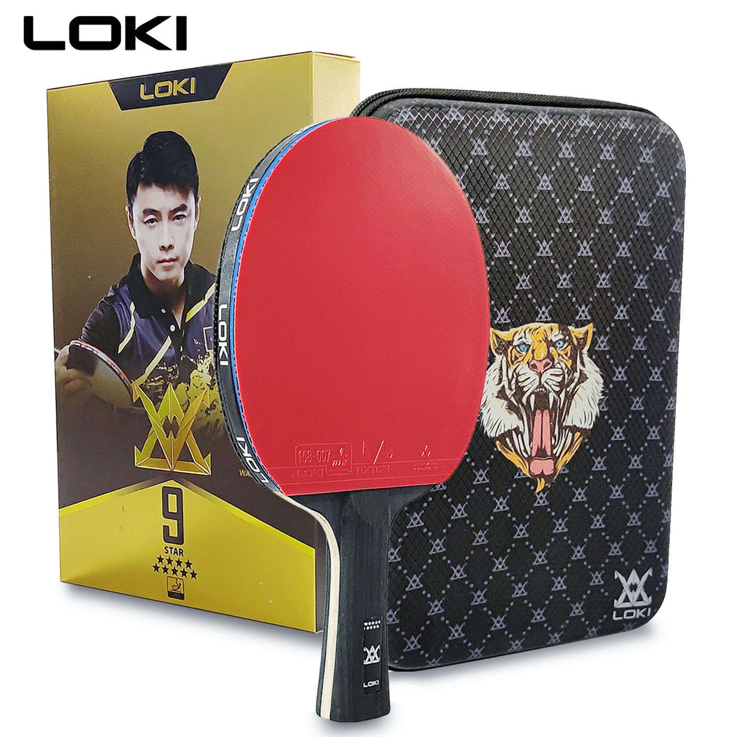 Padel Racket Carbon - LOKI – raquette de Tennis de