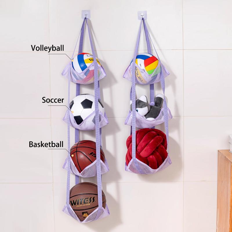 Sports Equipment Garage Organizer - Nouveau sac de rangement mural pour
