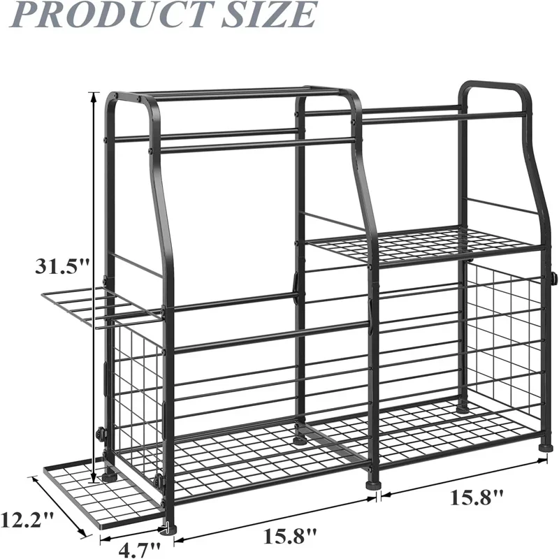 Sports Equipment Garage Organizer - Support de rangement pour ballons 2026,