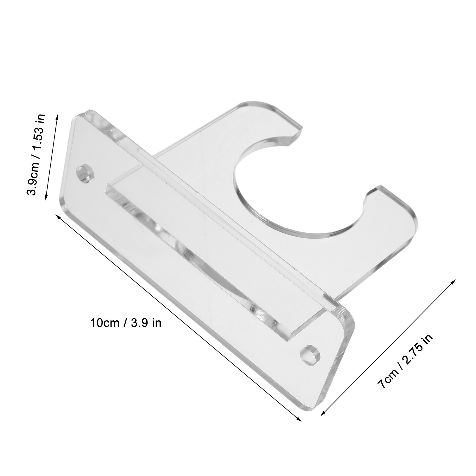 2 supports transparents en acr - Sports Equipment Organizer Rack avis et prix