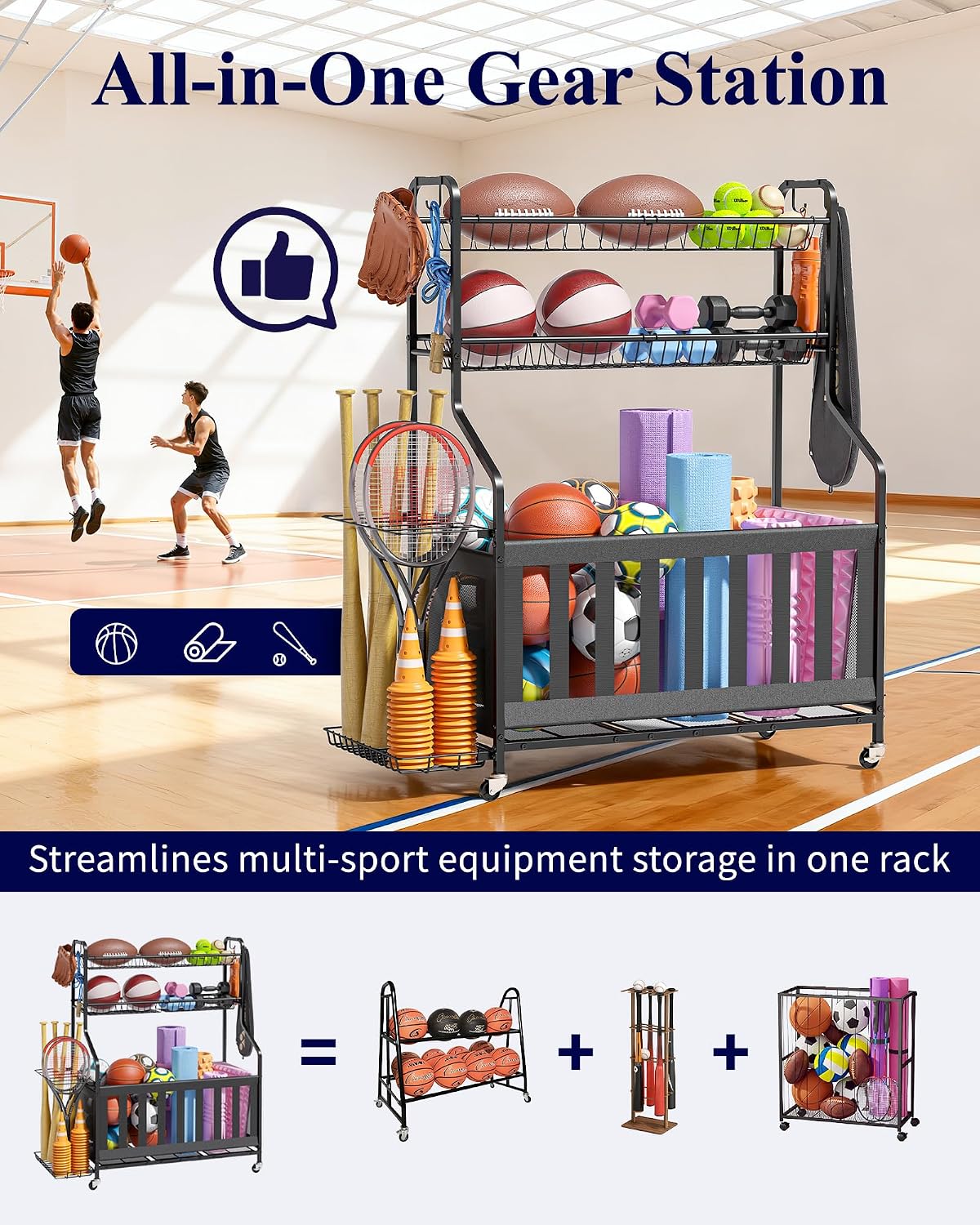 Organisateur de rangement pour - Sports Equipment Garage Organizer avis et prix