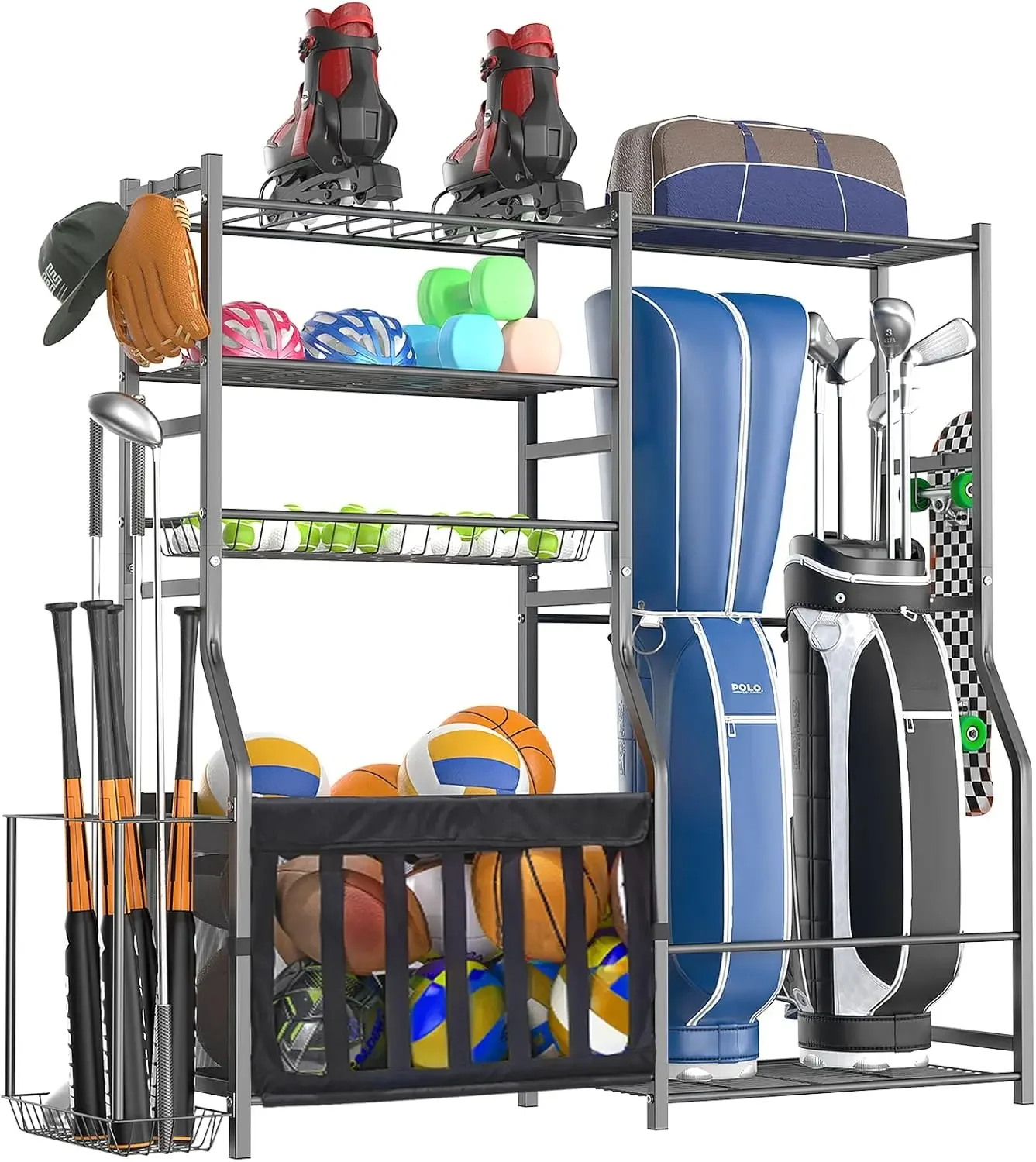 Organisateur d'équipements spo - Sports Equipment Organizer Rack avis et prix